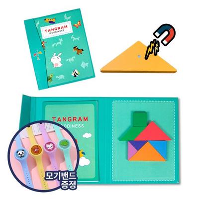 Genie Mac Μαγνητικό Βιβλίο Tangram Μαγνητικό Παιχνίδι Tangram Tangram, Κορεατικά δημοφιλή παζλ