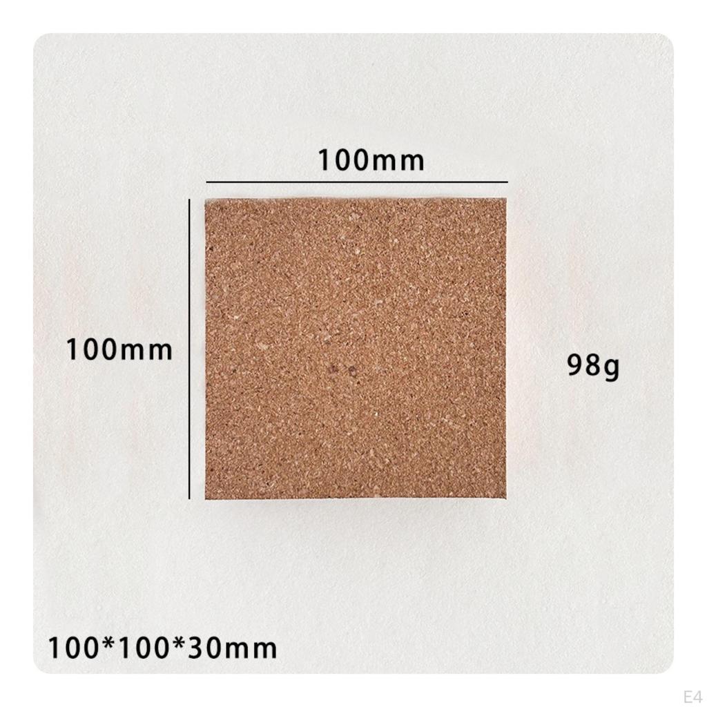 Leathercraft Cork Board Dense with Pin Storage Guarding Sheet for