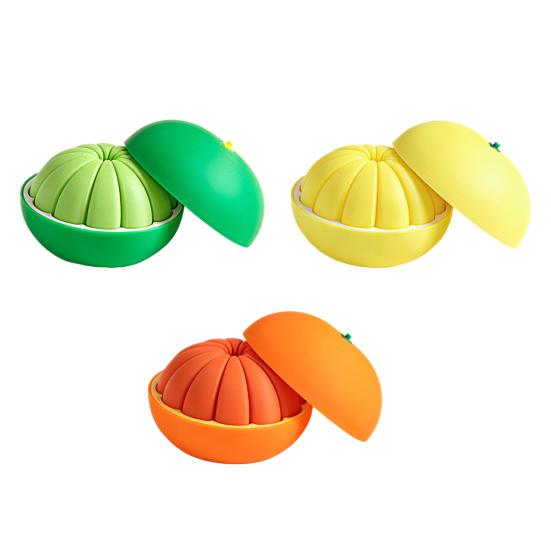 Fake Fruit Decoration 3D Printed Orange Fidget Toy, Stress Relief Simulated Realistic Toy Model Ornament for Home Office