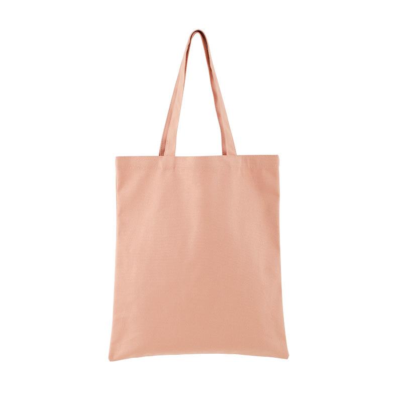 Diy Shopping Bags Women Solid Canvas Bags Casual Tote Shoulder Bags Girls Female Portable Handbags Shopping Bag