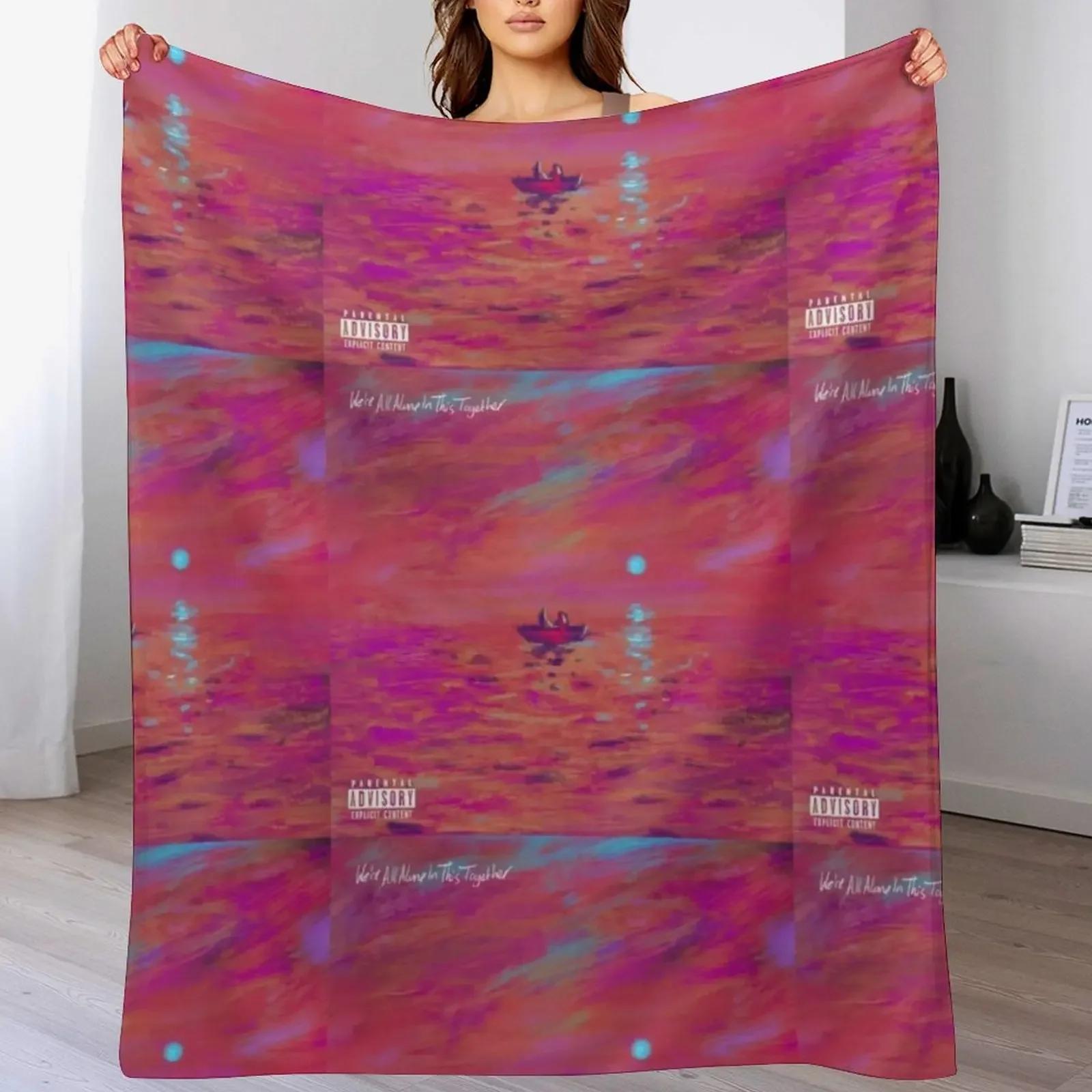 WE RE ALL ALONE IN THIS TOGETHER Throw Blanket manga Picnic For Baby Softest Blankets 75X95CM