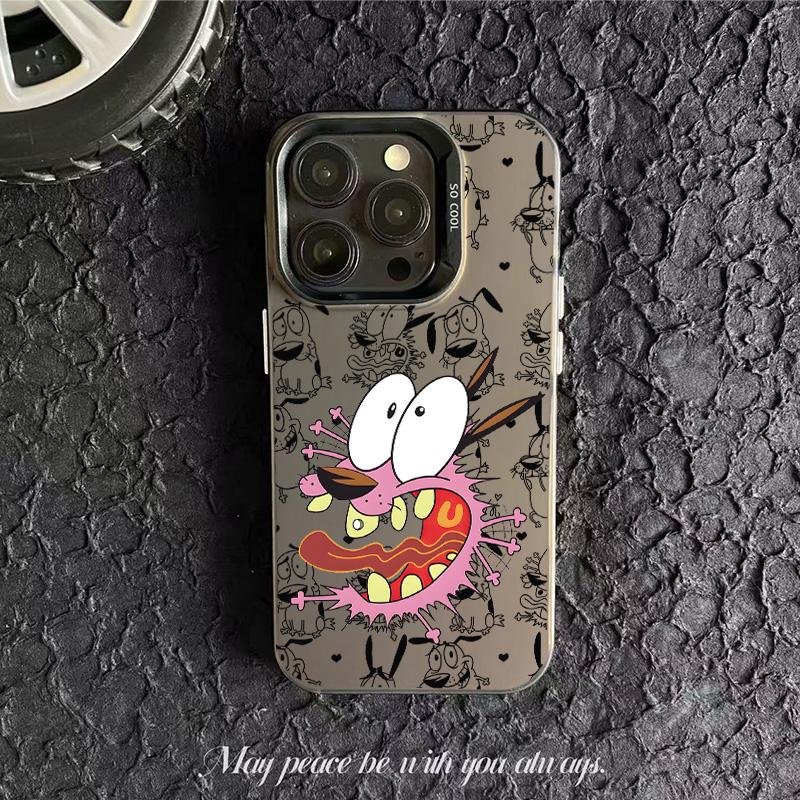

CARTOON COURAGEOUS Phone Case for Cowardlys Dog Oppo A3x A60 A79 A98 A78 A58 A38 A18 A57 A76 A36 A94 A74 A55 4G 5G Matte Back Oppo A7 4G