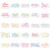 50Pcs/Set Funny Wisdom Sentences Series 04 Waterproof Stickers DIY Fashion Doodle Decals Stickers