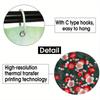 4pcs Plum Blossom Shower Curtain Set, Washable Polyester Bathroom Decor, Non-Slip Bath Mat, Toilet Lid Cover & U-Shaped Rug