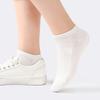 LangSha Women's Short Socks, Cotton Boat Socks, Summer Thin Comfortable Breathable Solid Color Simple Invisible Socks, 5 Pairs