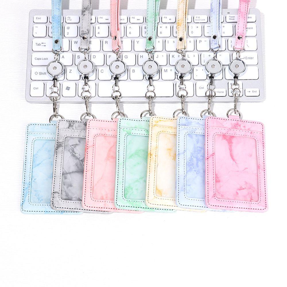 Cord Phone Decoration Bus Card Cover Case Card Covers Business Card Cover Retractable Card Holder