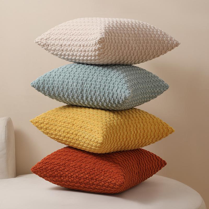 Corduroy Three-dimensional Bubble Particle Pillow Cushion Cushion Cover Home Living Room Sofa Back Pillow Cover