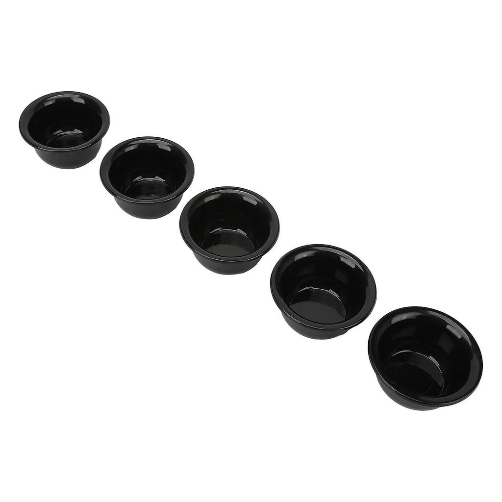 5pcs Beard Foam Bowl Portable Durable Glossy Surface Practical Soap Bowl for Home