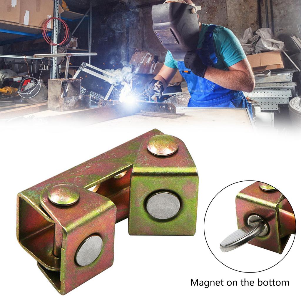 Pack Of 4 Adjustable V Type Magnetic Welding Clamps Welding Jig Holder For Precise Metalwork And DIY Projects