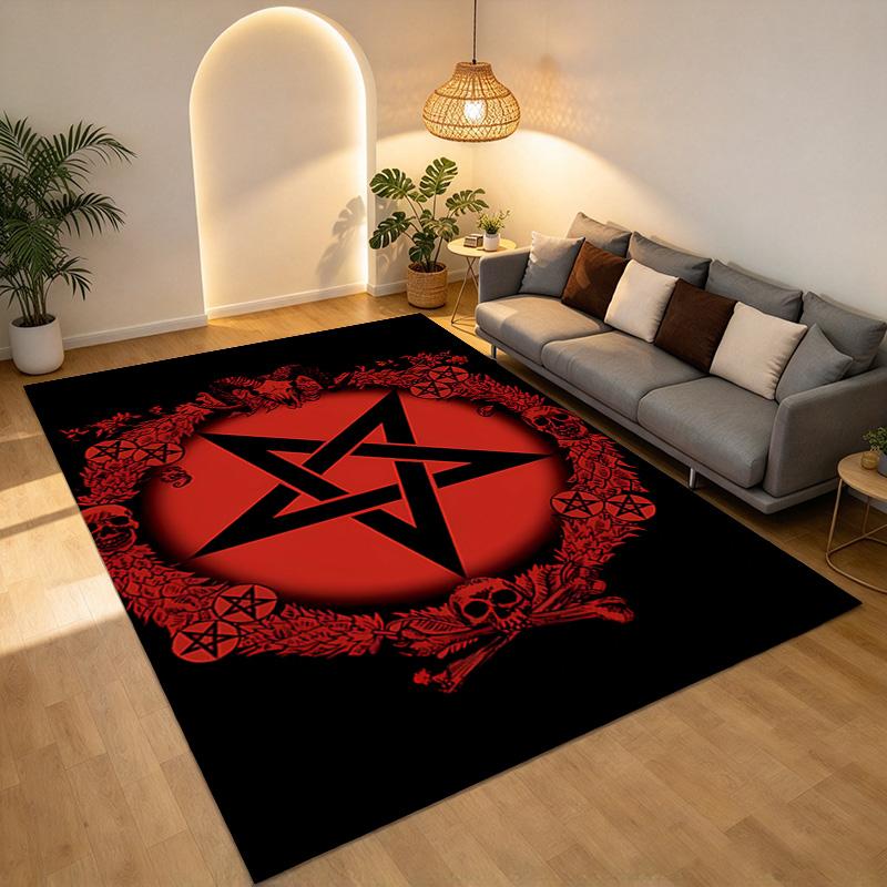 Dark Symbol Living Room Nonslip Area Rug Soft Carpet For Bedroom Game Playroom Sofa Office Home Decor Doormat Christmas Gift C9261260