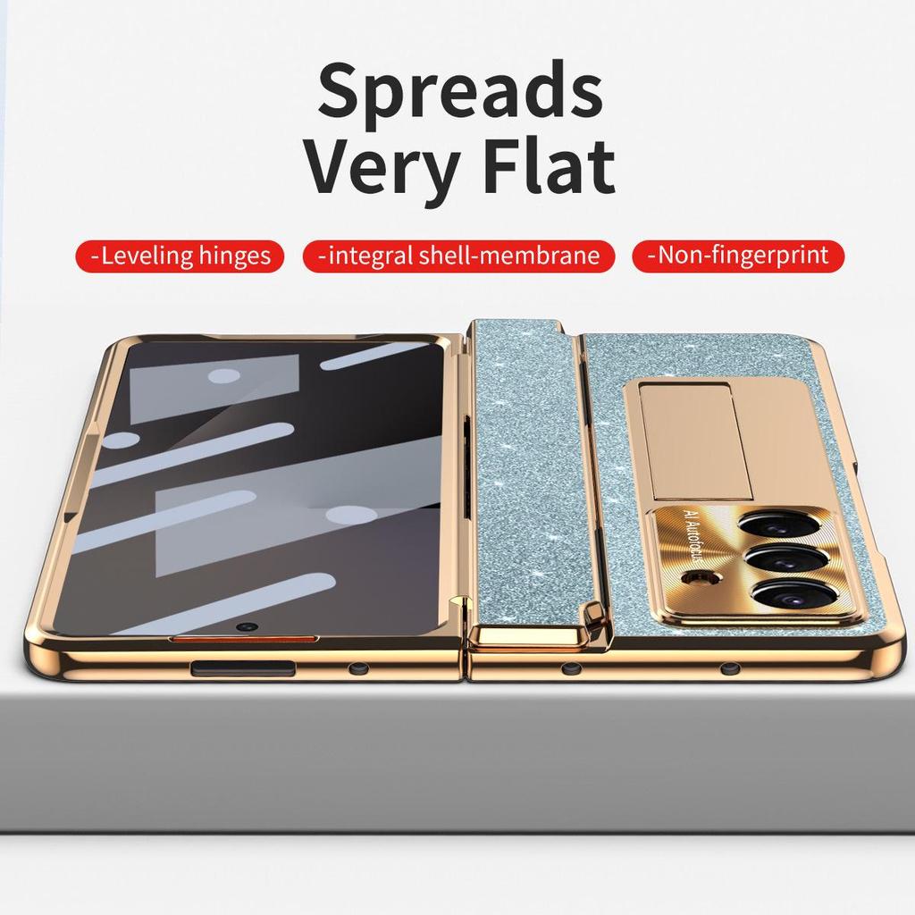 Galvanisiertes Stand-Scharnier-Case für Samsung Z Fold7/6/5/4/3 - Vollständiger Schutz für faltbares Display