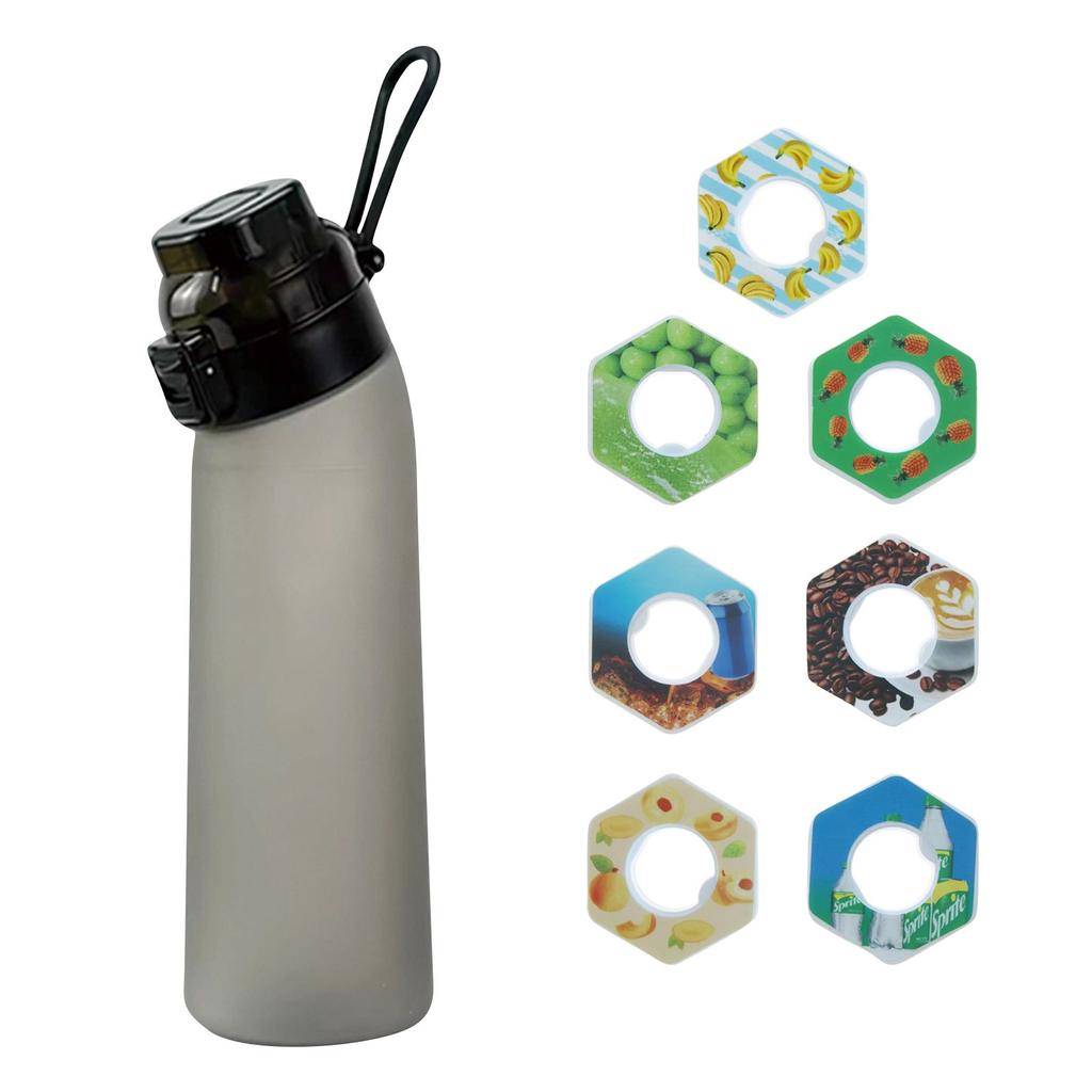 700ml Bottle, Update Water Bottle Up Set With 7 Capsules Drinking Straw, Outdoor Water Bottle