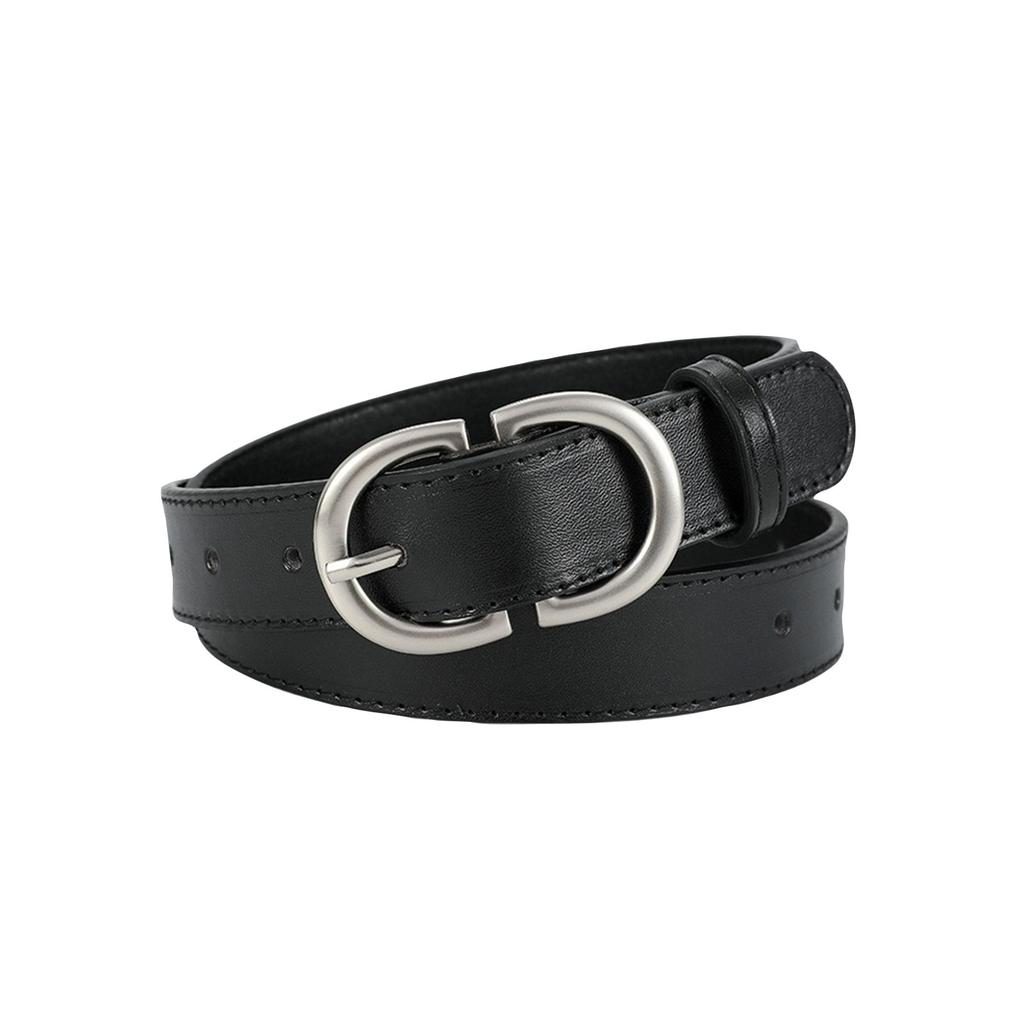 Ladies' Belt, Belt, Trendy Women's Belt, Casual With Jeans, Fashionable And Versatile Black.