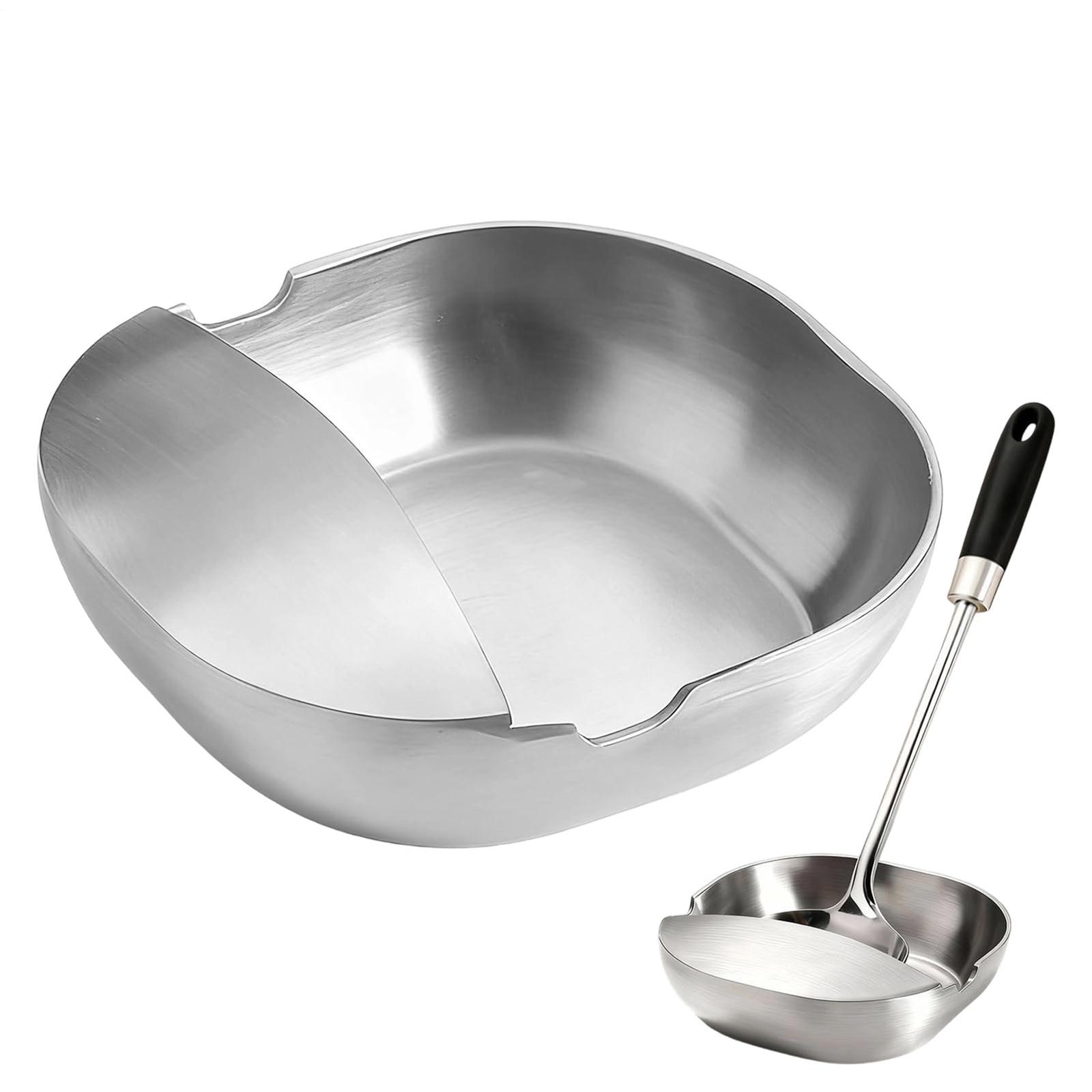 

Counter Spoon Rest Premium Stainless Steel Holder, Non Base Tray, Multipurpose Kitchen Gadget, Easy Clean | Tabletop Utensil Organizer One Size