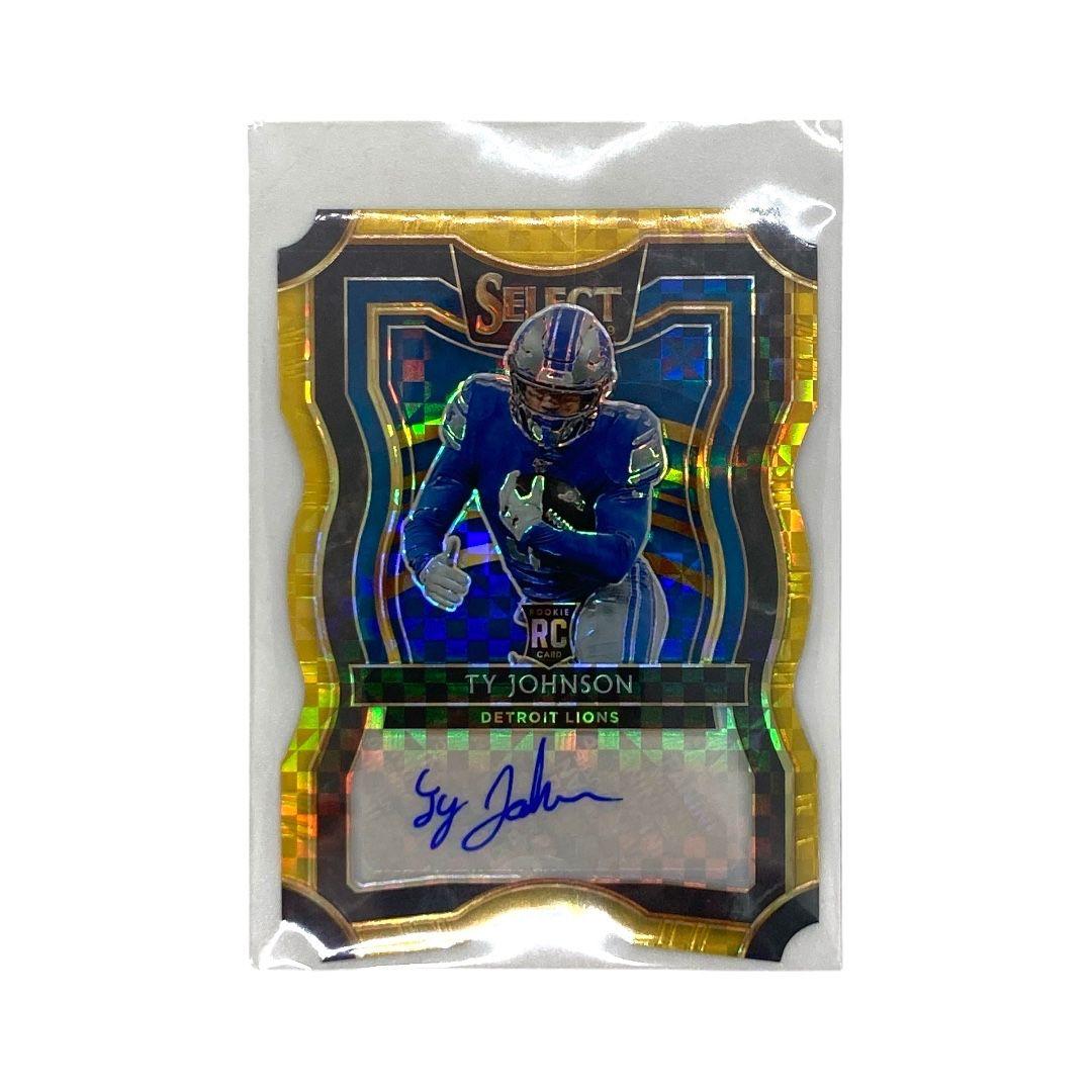 Used PANINI NFL Card SELECT PRIZM TY JOHNSON DETROIT LIONS 08/10 #RS-25 Free Shipping Used IT2
