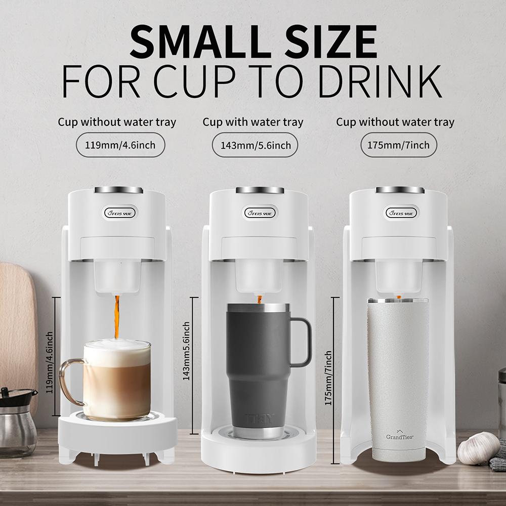Commercial capsule coffee machine, Portable mini espresso machine, Desktop mini coffee maker, Energy-saving mode, Silent office