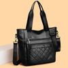 2026 Women's PU Leather Shoulder Bag - Large Capacity, Soft Casual Tote for Everyday Use