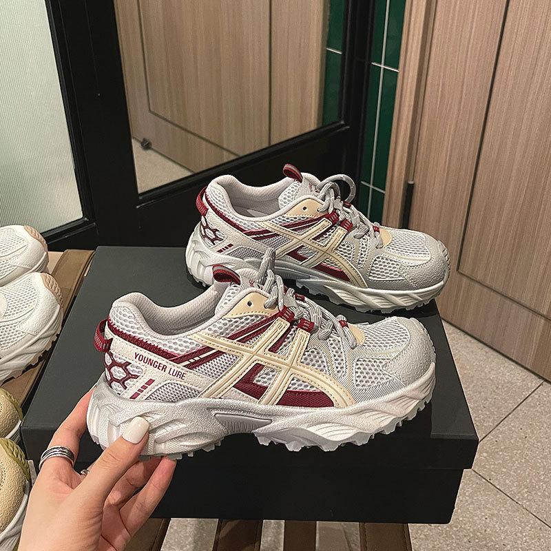 Cowhide Version~ 4CM Wear-resistant Shock-absorbing Thick Sole, New Breathable and Versatile Casual Training Shoes In Summer 2025, Forrest Gump Shoes