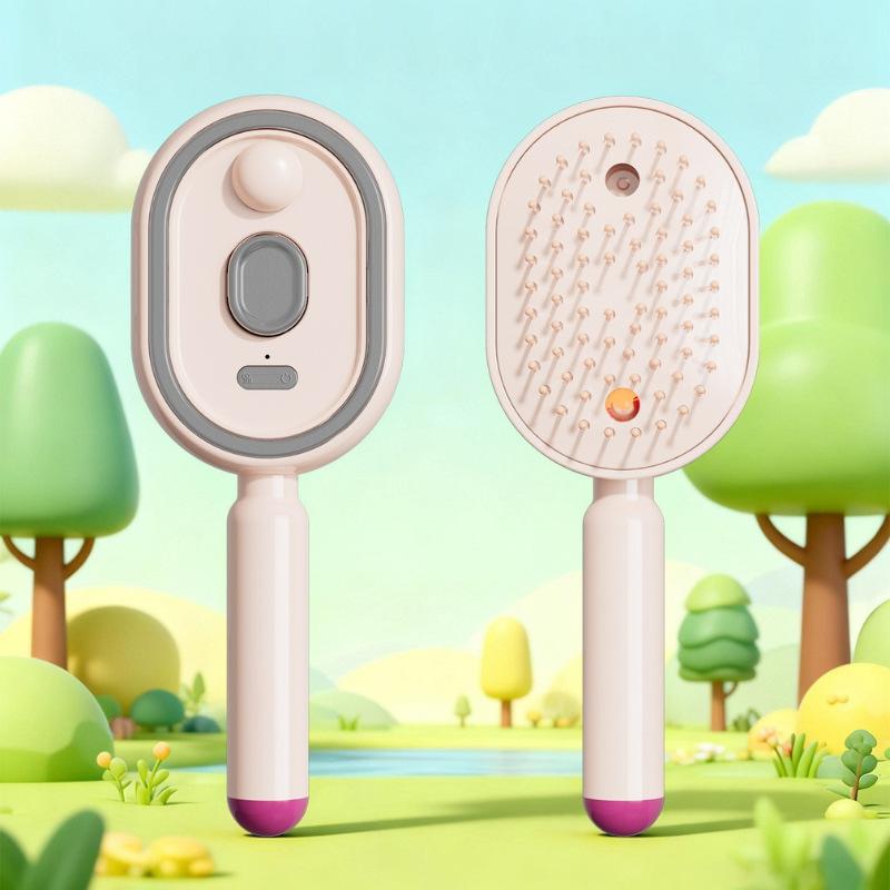 3 In 1 Electric Hair Care Spray Comb Air Cushion Massage Design for Taming Frizzy Hair Travel Personal Use