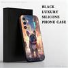 French Bulldog Dog Pet Phone Case For Samsung S25,S24,S21,S22,S23,S30,Ultra,S20,Plus,Fe,Lite,Note,10,9,5G Black Cover