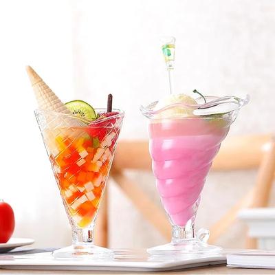 Exquisite Dessert Cup Elegant Transparent Mojito Cup Luxury Cocktail Glass Creative Design of Wine Glasses Juice Beverage Cups