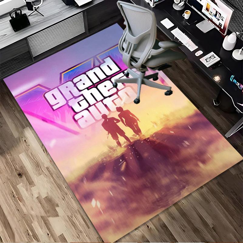 Gta V Cover Living Room Non-Slip Area Rug Soft Carpet for Bedroom Game Playroom Sofa Office Home Decor Doormat Christmas Gift C9211723