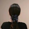 Sheer Tulle Crystal Pendant Spark Crystal Hair Jaw Clip Elegant Tulle Claw Clip  Daily Style