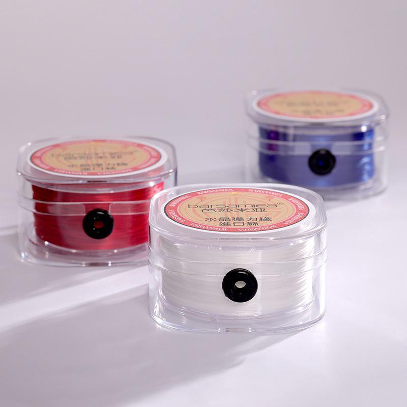 Imported Japanese Elastic Bracelet Cord - Durable Rubber Beading Line for Crystal Wenwan Beads