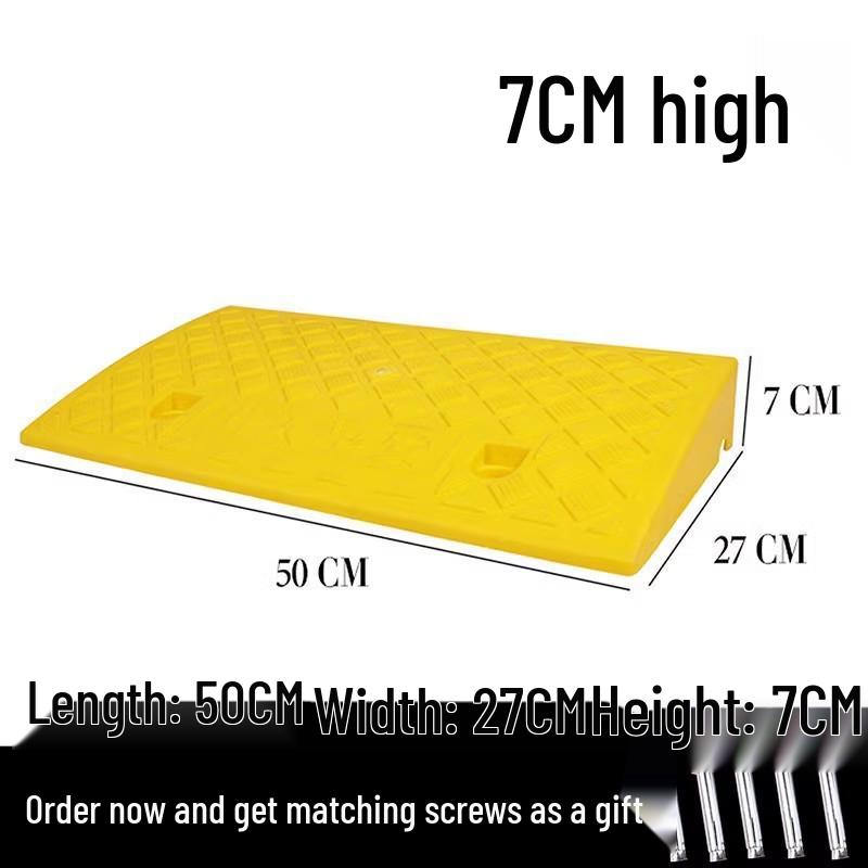 Uphill Slope Mat, Barrier-Free Ramp, Plastic Ladder, Speed Bump, Intersection Aid