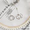Fashion Geometric Round Drop Earrings Temperament Simple Star Tassel Pendant Earrings Female Gifts Jewelry