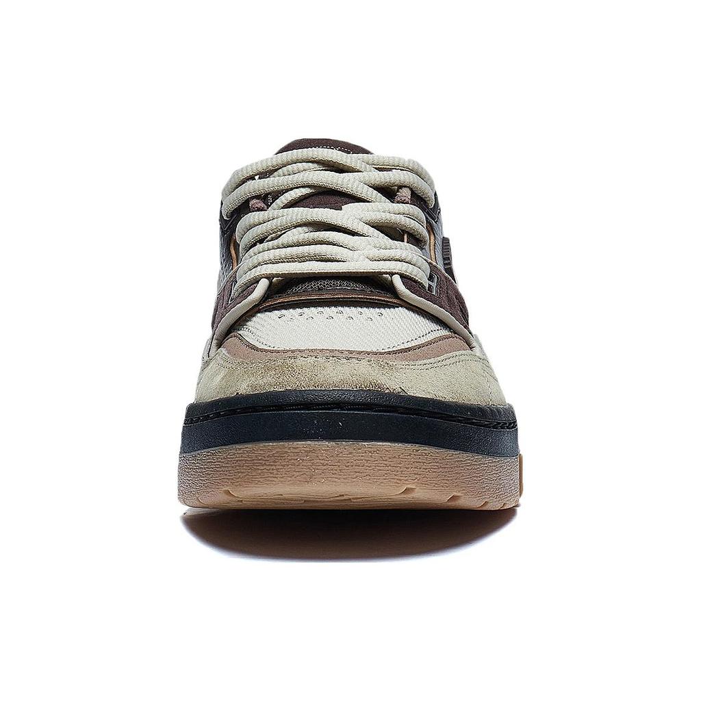New LiNing 001 BTC Prm Slip Resistant Low Top Skateboard Shoes Men's Umber AGCT219-2
