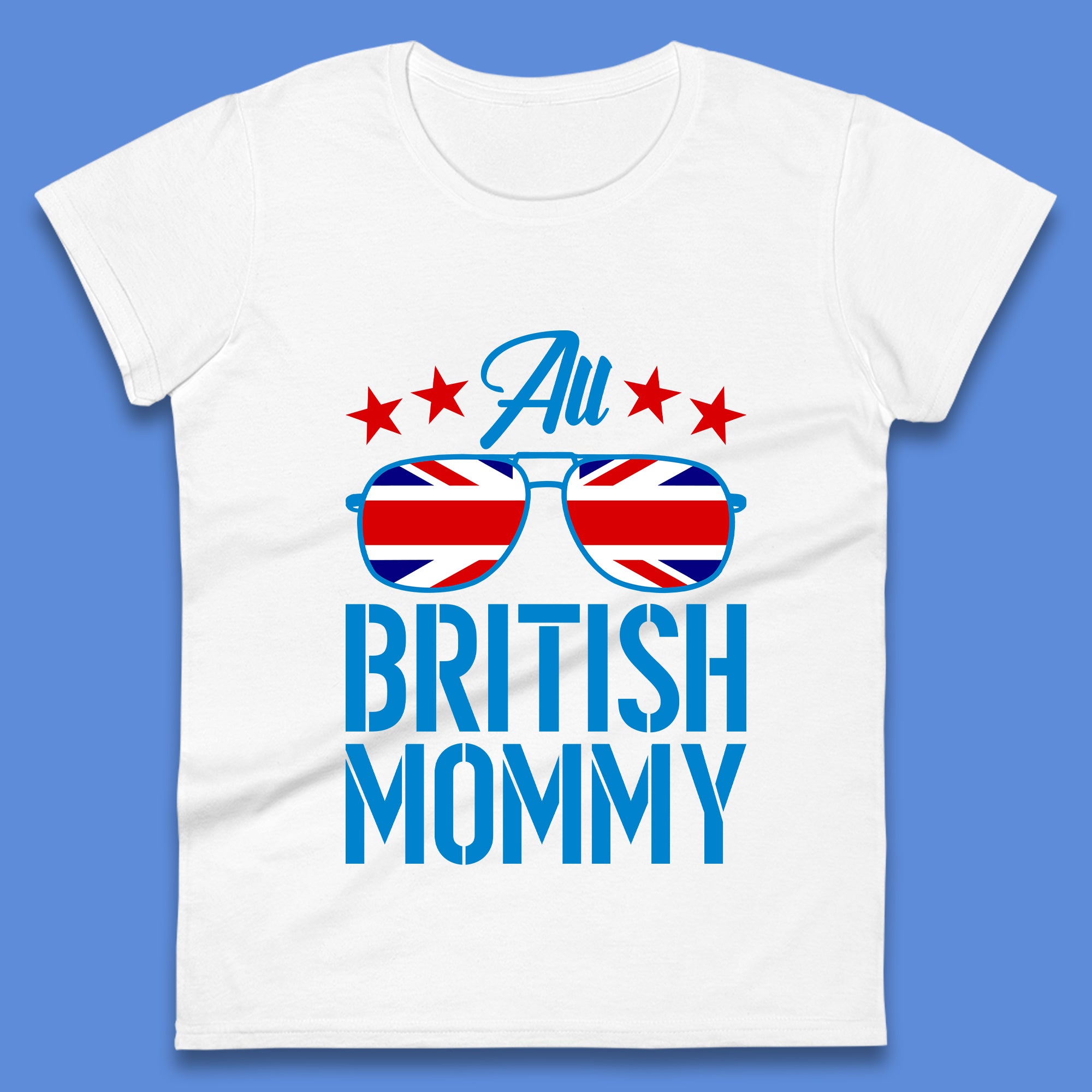 British Mommy Womens T-Shirt Mens Tops Tees Unisex S