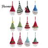 Faceless Gnome Decorations Hand Crochet Christmas Ornaments, Knitted Hanging Decorations, Woolen Holiday Gifts Yarn Elf Pendants for Tree Home