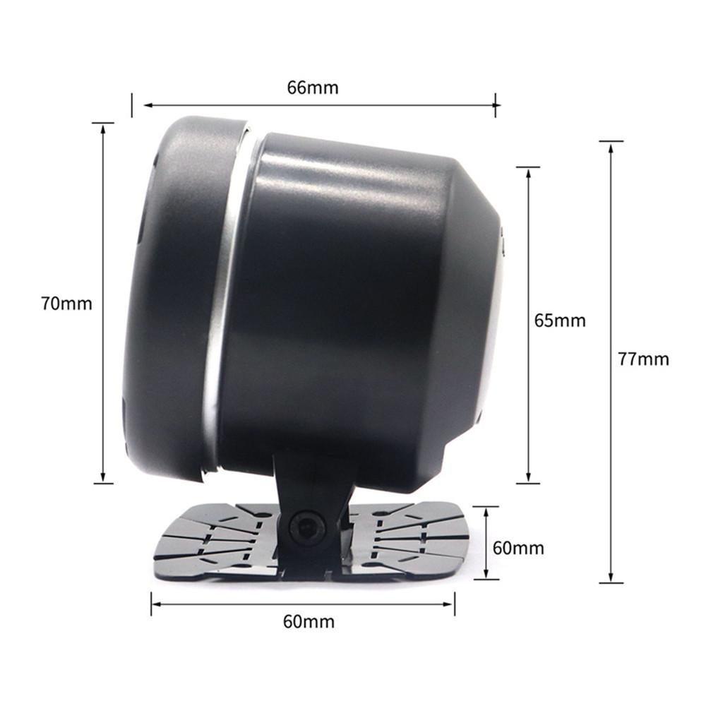 12V Car Racing for 64 Color Backlight Adjustable 100KPa Vacuum Meter with Sensor Automobiles Sensors