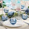6/12Pcs Mercury Glass Candle Holder Tea Lights Christmas Party Wedding Centerpieces Candlestick for Home Decoration