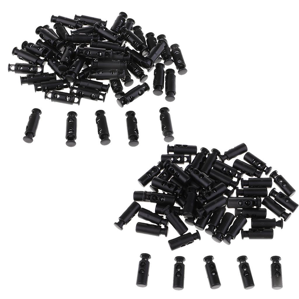 50pcs Plastic Double Hole Toggle Spring - XS038