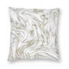 Gold Grey Agate Liquid Marble Pillowcase Polyester Linen Velvet Printed Zip Decorative Throw Pillow Case Room Cushion Cover