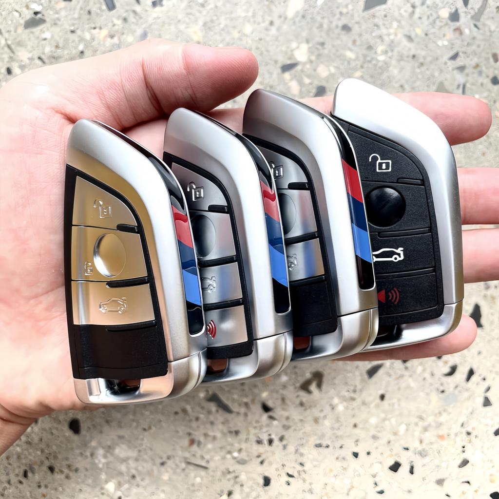 Xjmynb Fem Cas4 Cas4+ Remote Car Key Shell Case Fob For Bmw 1 2 3 4 5 6 7 Series X1 X3 X5 X6 X5M X6M 2/3 Buttons With Blade