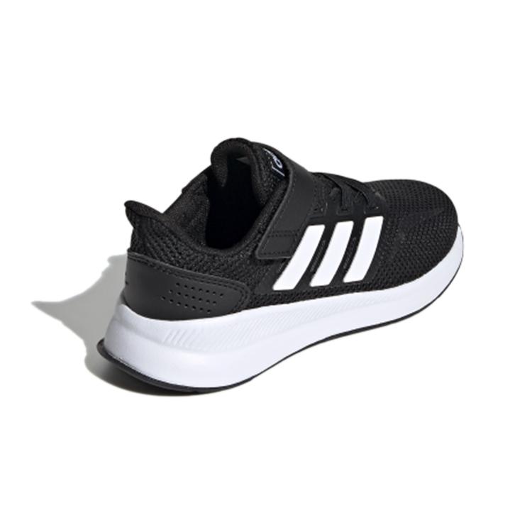 adidas Neo Runfalcon Run Falcon Slip Resistant Abrasion Resistant Low Top Running Shoes Black White EG1583