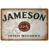 Beer Tin Retro Wall Plaque Art Club Pub Bar Poster Home Metal Sign Wall Decorations Vintage Cafe Mural Plate Brand Iron Painting