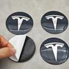 Car Sticker 2025 New Tesla 4pcs 56mm Tesla Cap Hub Center Cap Logo High Quality Sticker for Tesla Model 3 Y S X Personalized Car