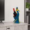 Woman Shape Wine Rack Resin Lady Figure Bottle Holder for Tabletop