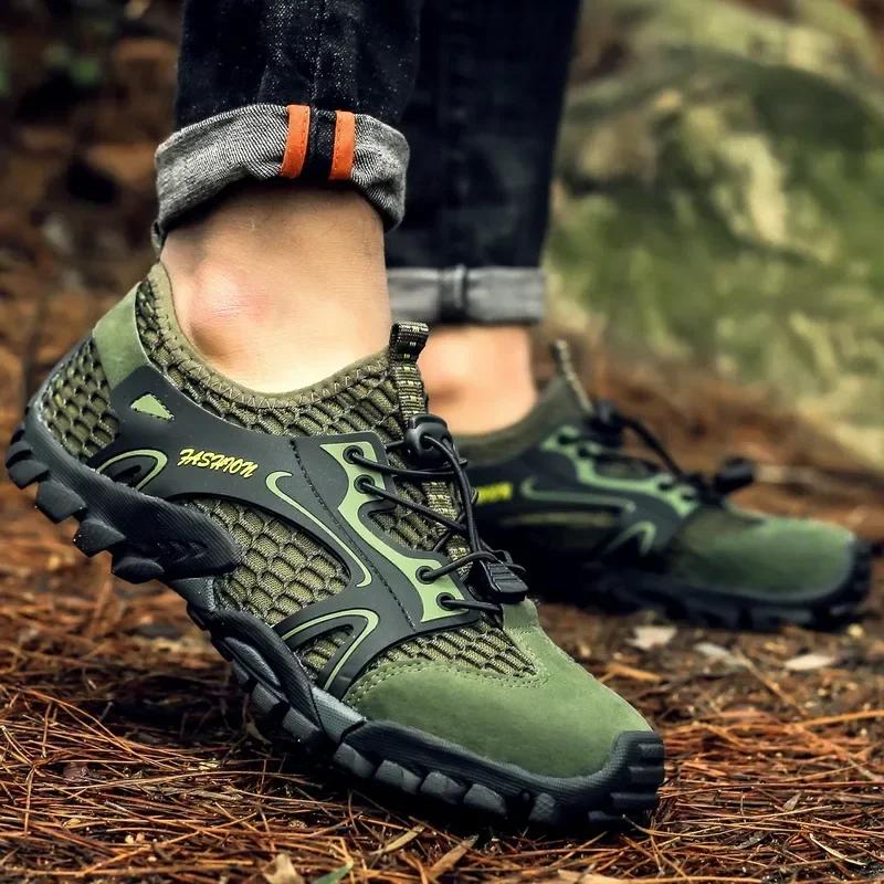 Casual Sneakers for Men Hiking Shoes Jogging Trekking Shoes Outdoor Anti-slip Wear-resistant Zapatos Outdoor Hombre Invierno