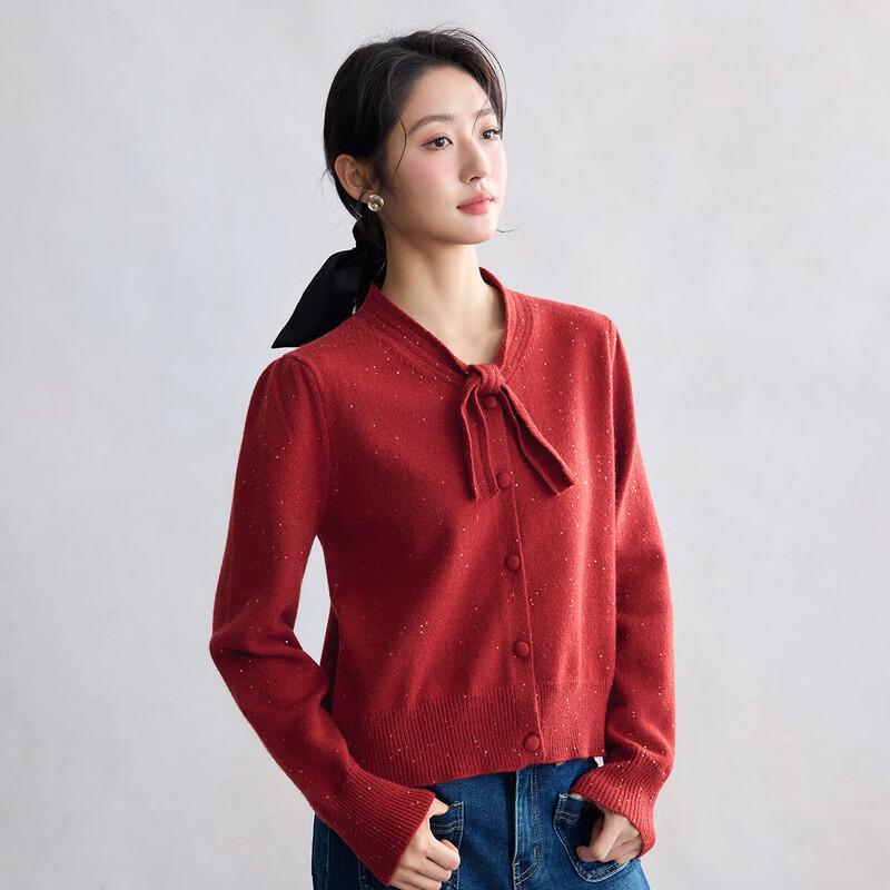 INMAN Women s Collared Knit Cardigan XL