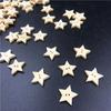 200pcs Wooden Star Buttons 2 Holes Sewing Scrap-booking Buttons Embellishment DIY Craft Decoration