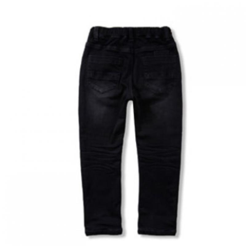 [renoma Kids] Boys  Black Cat Brush Baggy Fit Bonded Denim R1842q223