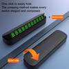 Glowing ABS Car Parking Number Plate with Phone Number for Temporary Parking Contact and Car Interior Decoration