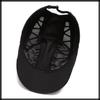 Hunting Mesh Cap Logo Hat Running Sports Lightweight Quick Drying CA500 [White Fang] Men's (Black)