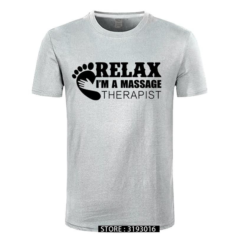 I Am A Massage Therapist Men T Shirt Summer New Fashion Short Sleeve ONeck Cotton Tshirt Funny Mens Tops
