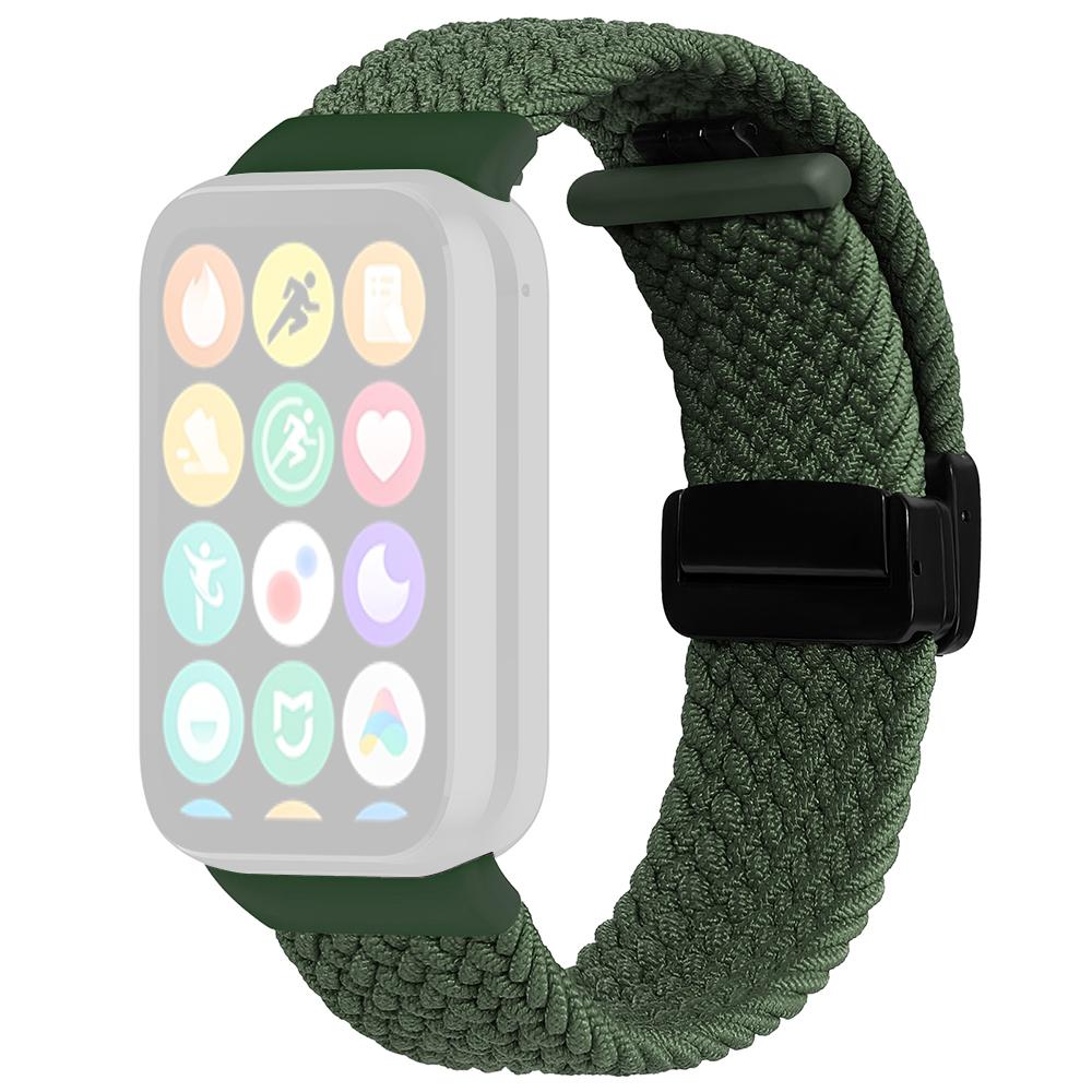 For Xiaomi Smart Band 9 Pro/Band 8 Pro/Redmi Watch 4 Nylon Braided Band Magnetic Buckle Watch Strap